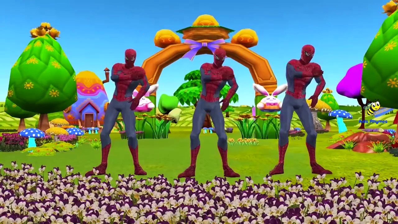 Spiderman Captain America Batman Hulk Cartoons For Children Finger Family Nursery Rhymes f