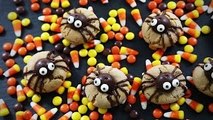 Halloween Recipes - How to Make Peanut Butter Spider Cookies