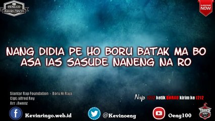 Lirik Lagu Boru Ni Raja - Siantar Rap Foundation - Album Tobanese 2015_ by www.bataktv.com