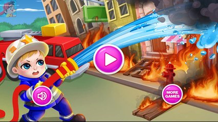 İtfaiye Arabası,İtfaiyeci,Çizgi Film,Oyun,Oyuncak,Baby Fire Hero Forest Rescue
