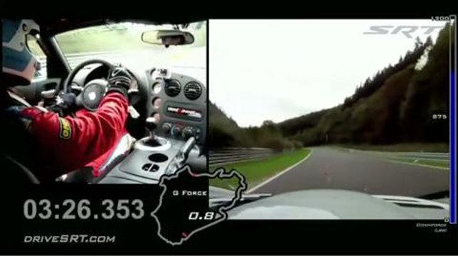 NO PUBLICADO Viper ACR reigns as fastest production car at the Nürburgrin-ok