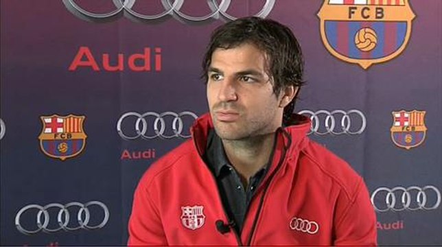 Cesc Fàbregas - Entrega coches Audi