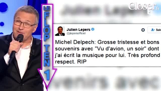 Zap Hebdo : le tweet hommage (raté?) de Julien Lepers à Michel Delpech