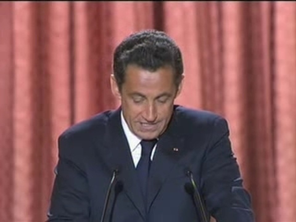 Allocution Nicolas Sarkozy - Elysée - Investiture