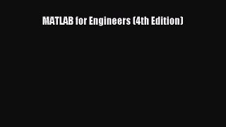 PDF Download MATLAB for Engineers (4th Edition) PDF Online