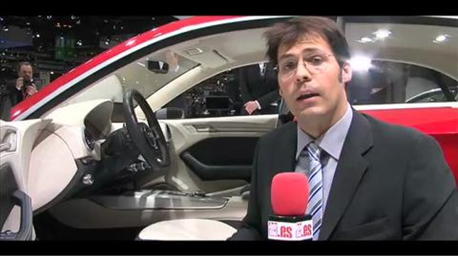 AUTOBILD.ES con el Audi A3 Concept en el Salon de Ginebra
