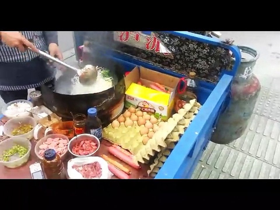 Street Food in Shanghai China by Master Chef for $1.50-- Explosive Diarrhea Afterwards