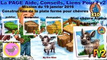 Farmville 2 mission du 19 janvier 2016 Plate forme pour chèvres
