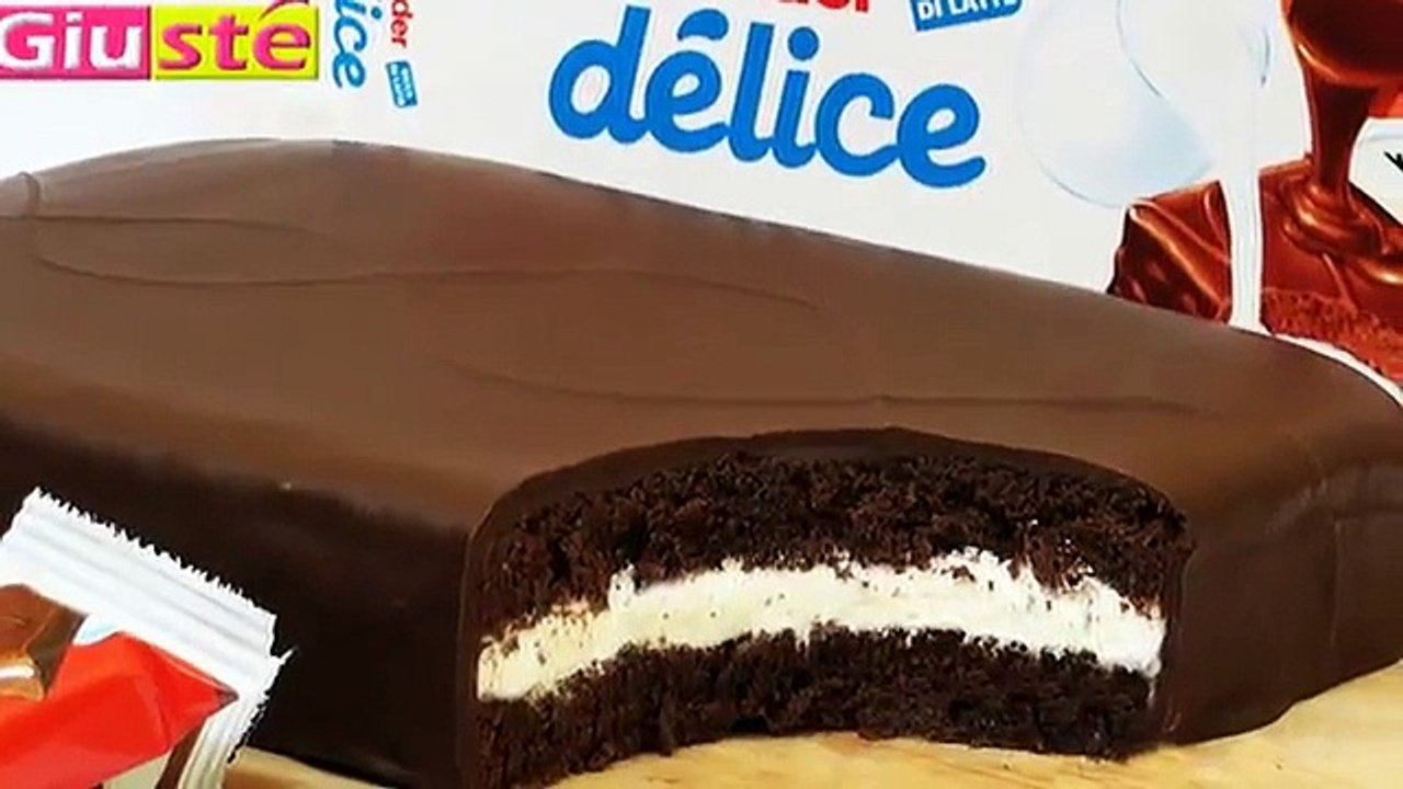Gâteau façon kinder délice géant