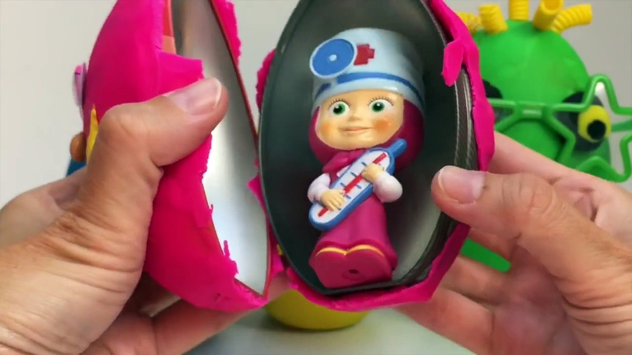 LEARN SIZES with Play Doh Surprise Eggs Frozen Peppa Pig Pocoyo Minions Toy Surprises