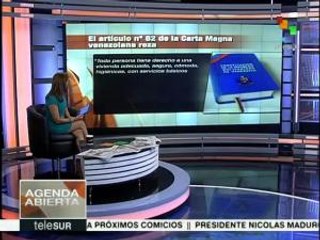 Hugo Chávez crea la Misión vivienda en 2011