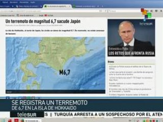 Sismo de 6,7 sacude el norte de Japón