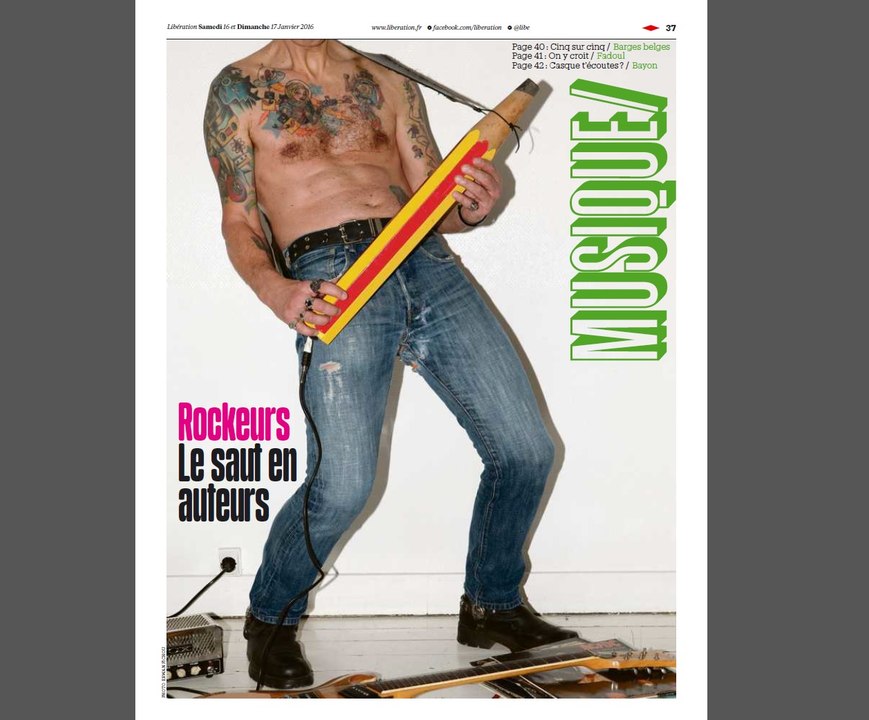 La playlist du cahier musique de Libé du 16 janvier 2016