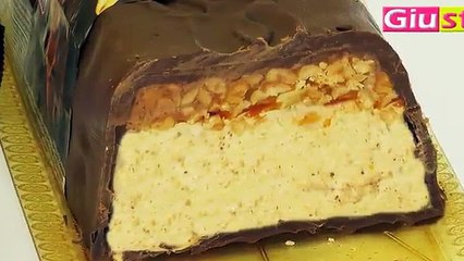 Gâteau façon Snickers géant