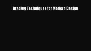 [PDF Download] Grading Techniques for Modern Design [PDF] Full Ebook