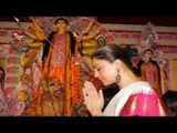TACK A LOOK - Sushmita Sen Celebrates Durga Puja 2015