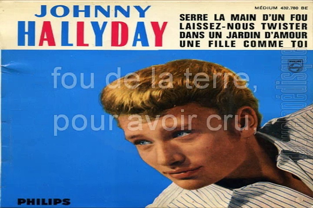Johnny Hallyday_Serre la main d'un fou (Titus Turner_Shake the Hand of a Fool)(1962) karaoke