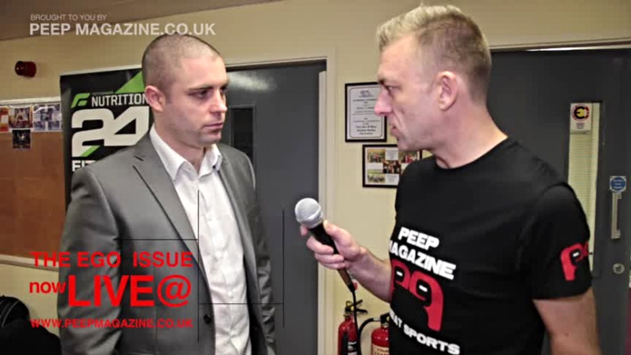 LEWIS PENDLETON TALKS FUTURE WITH FIGHTING CHANCE. PEEP MAGAZINE COMBAT SPORTS