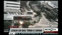 Les premières images de la série d'explosions dans le centre de Jakarta