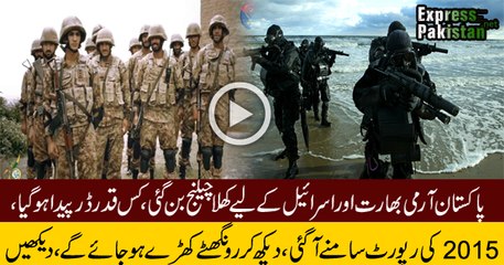 Pakistan Army 2015 Open Challenge to India and Israel