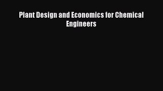 [PDF Download] Plant Design and Economics for Chemical Engineers [Download] Full Ebook