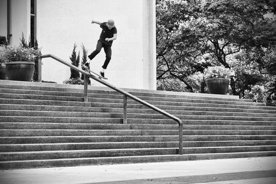 Axel Cruysberghs Skates Greece in Black and White