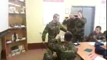Russian -Spetznaz- Recruit uses Taser on HIMSELF (Funny)