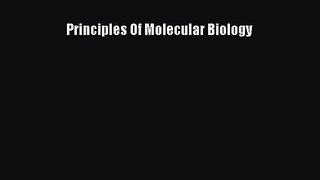 [PDF Download] Principles Of Molecular Biology [Download] Full Ebook