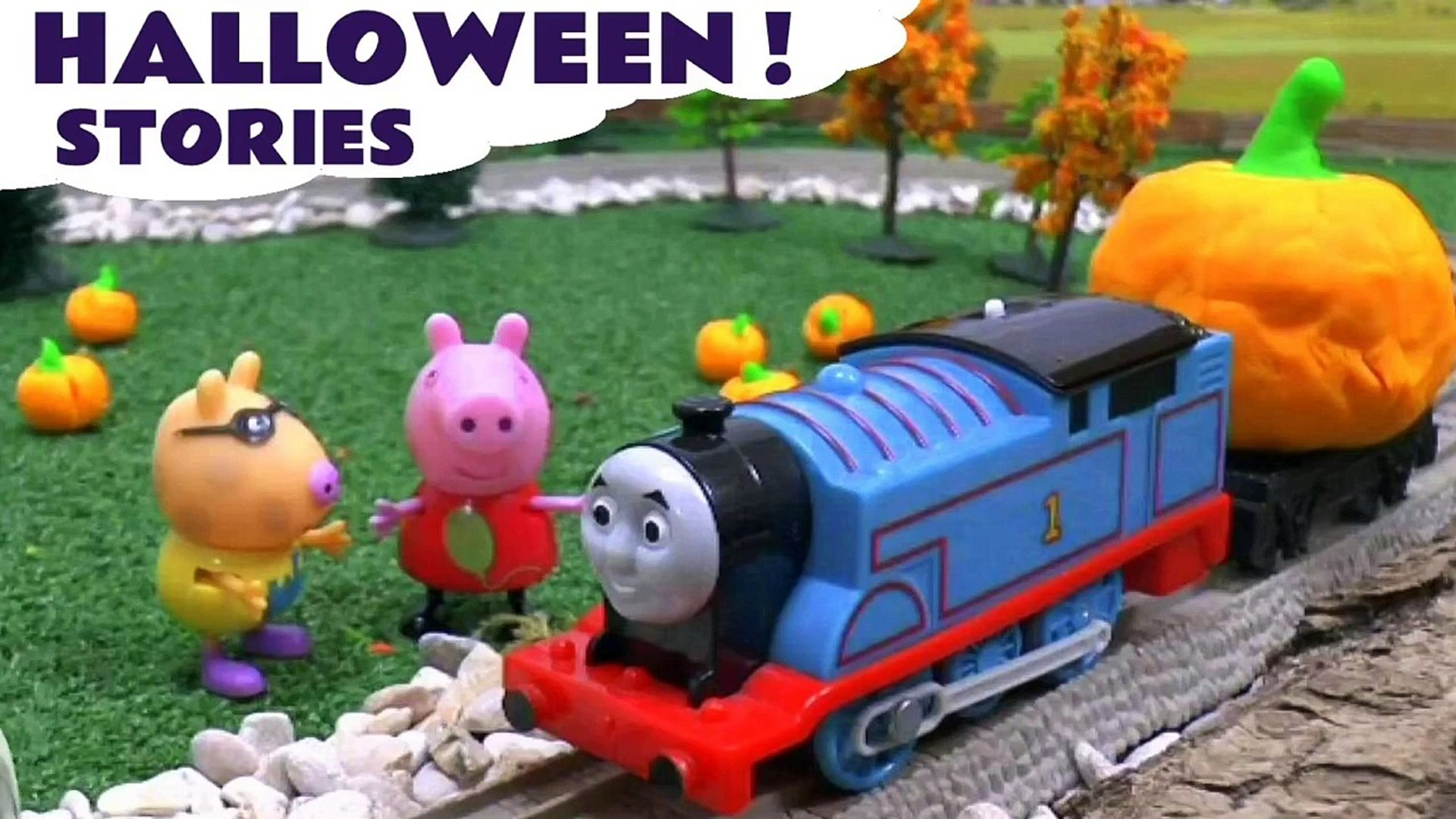 Peppa Pig et Thomas et ses Amis-Play Doh Halloween Histoires | Juguetes de  Pepa y Thomas Y Sus Amigos - video Dailymotion