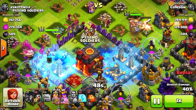 Clash of Clans - FREEZE SPELL ONLY 3 STAR! (1 MILLION+ LOOT RAID) _New Christmas UPDATE!_