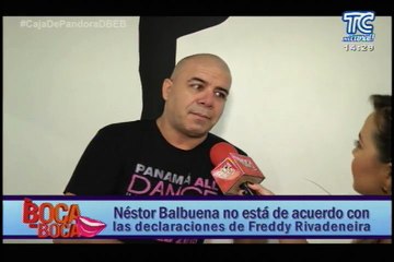 Néstor Balbuena no está de acuerdo con las decoraciones de Freddy Rivadeneira
