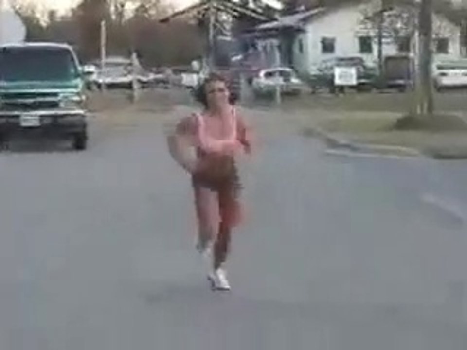 Woman running