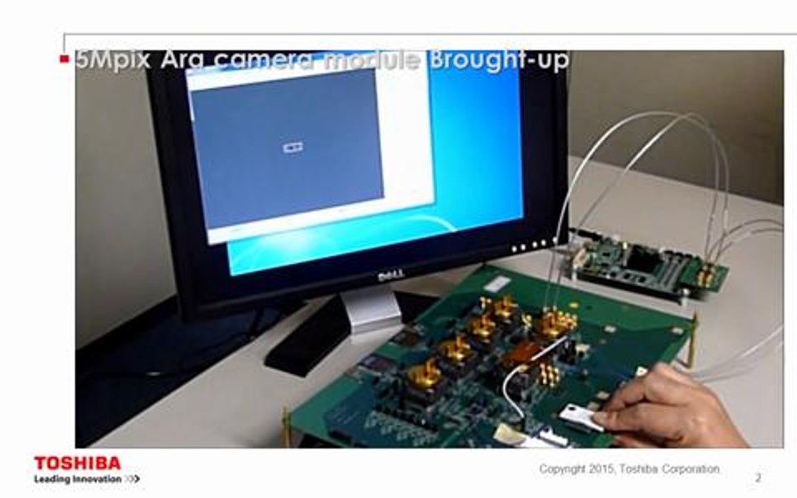 5Mpix Ara camera module Brought-up