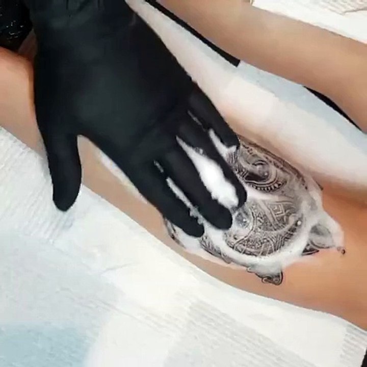 Unveiling of a Mosaic CatUnveiling of a Mosaic Cat by Coen Mitchell Tattoo Gold at SKIN DEEP Tattoo Gallery