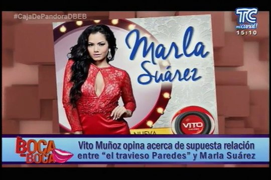Vito Muñoz opina acerca de supuesta relación entre “El travieso Paredes” y Marla Suárez