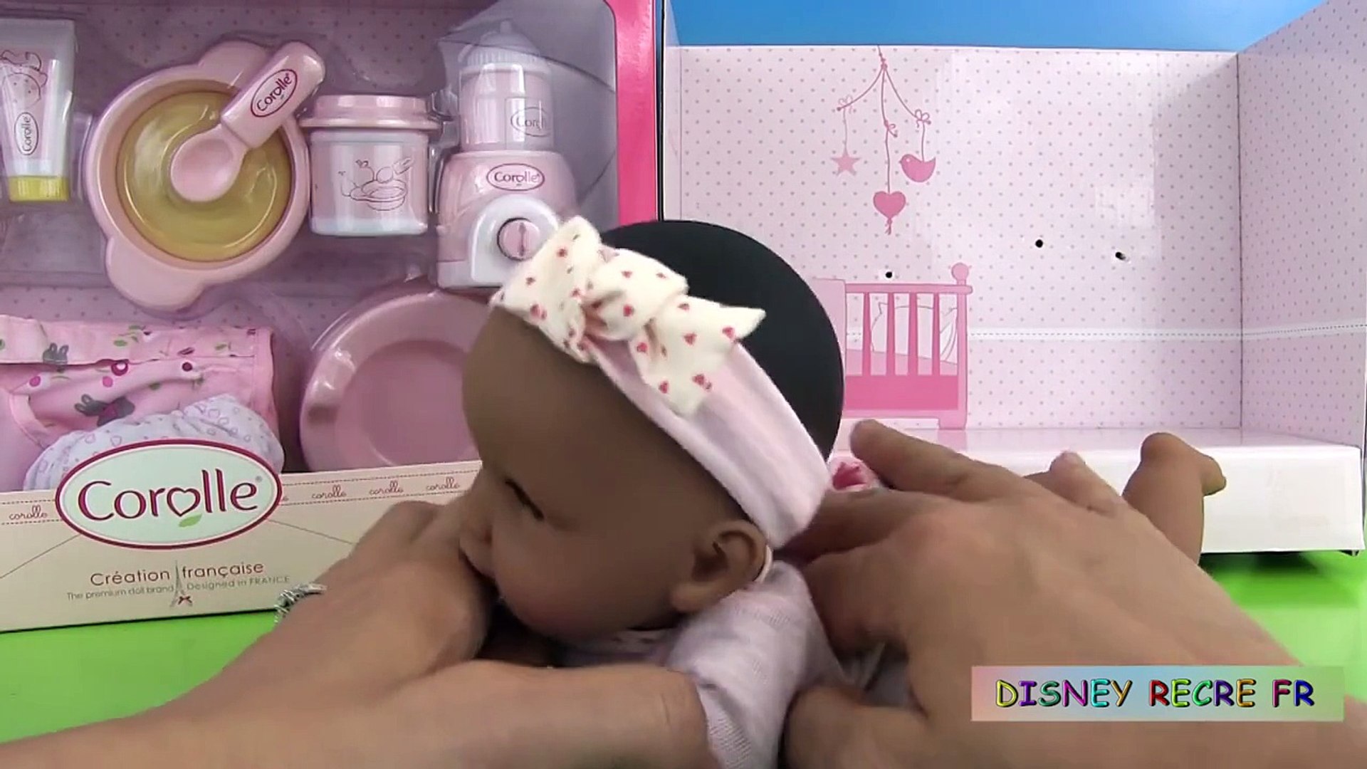 Corolle Poupee Baby Doll Mon Premier Bebe Calin Grand Coffret Accessoires Poupon Video Dailymotion