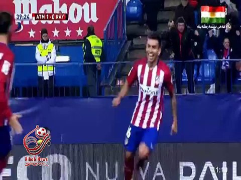 اهداف مباراة ( اتليتكو مدريد 3-0 رايو فاليكانو ) كأس ملك اسبانيا