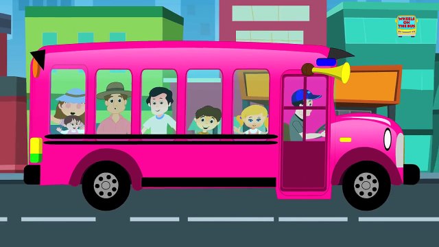 Wheels On The Bus Go Round And Round Nursery Rhyme | Kids And Childrens Song