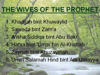Wives of the Prophet Muhammad (PBUH)