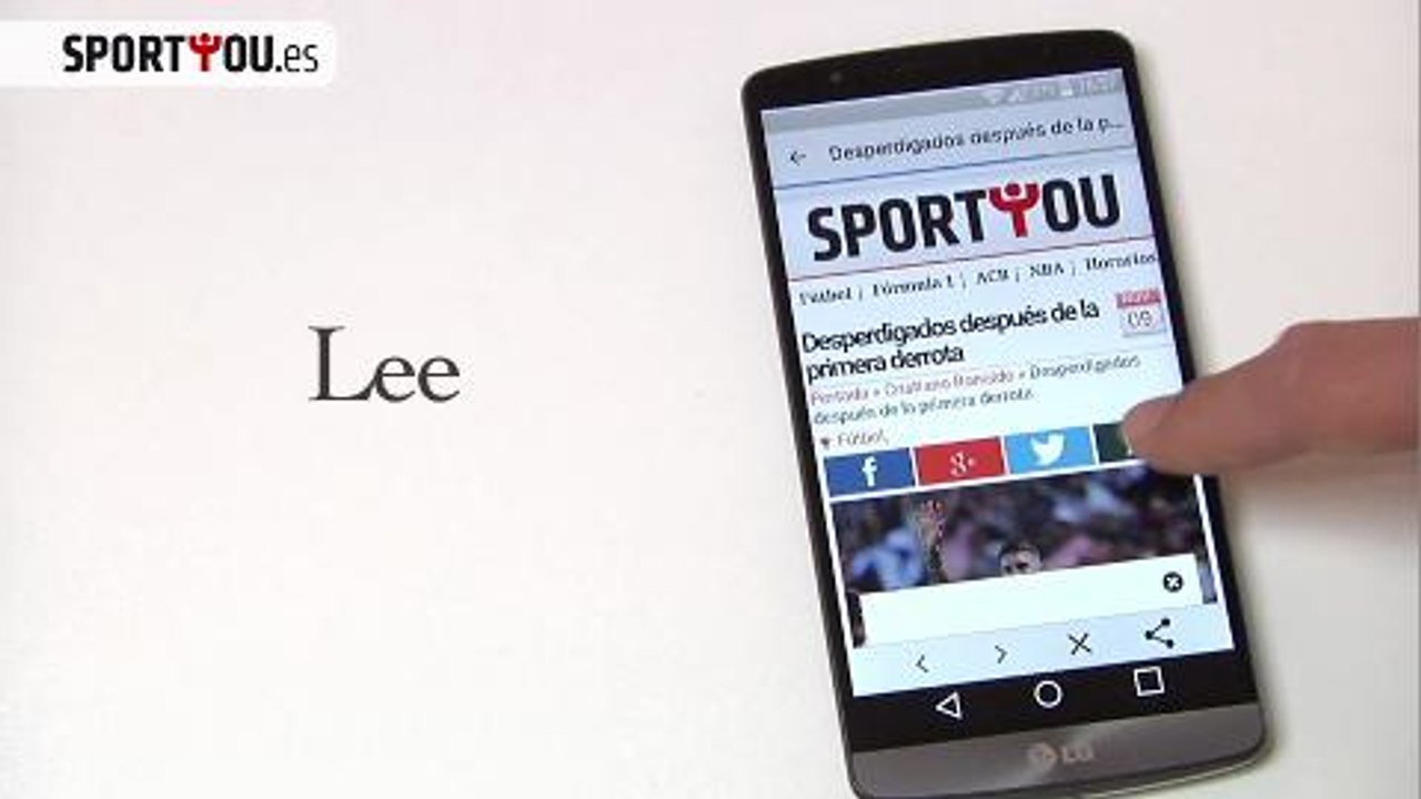 Sportyou Up&Down, la app para leer información...
