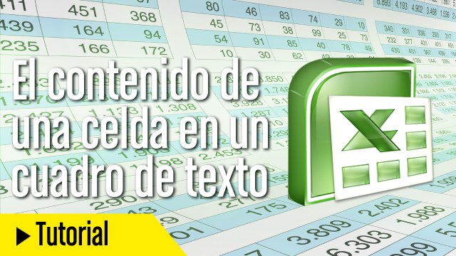 El contenido de una celda en un cuadro de texto