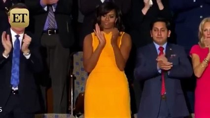 Michelle Obama Shuts Down the State of the Union Address With Her Flawless Yellow Dress! (FULL HD)