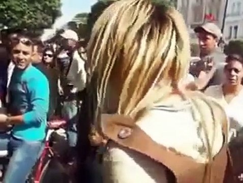 هذه حرية المراة السكرانة في تونس ملا فضايح