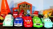 Pixar Cars Shake and Go Races with Lightning McQueen Mater Professor Z Doc Hudson and Chic