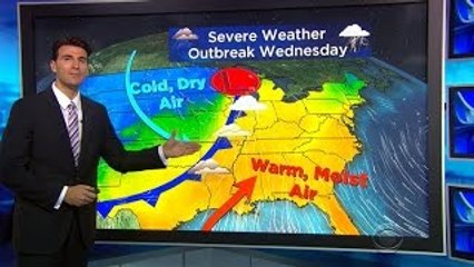 Potential tornadoes heading for the South