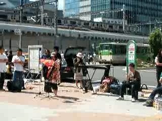 groupe de music dans la rue JAPON