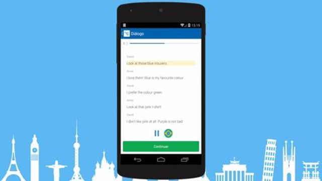 Aprenda diferentes idiomas com a App Android do busuu