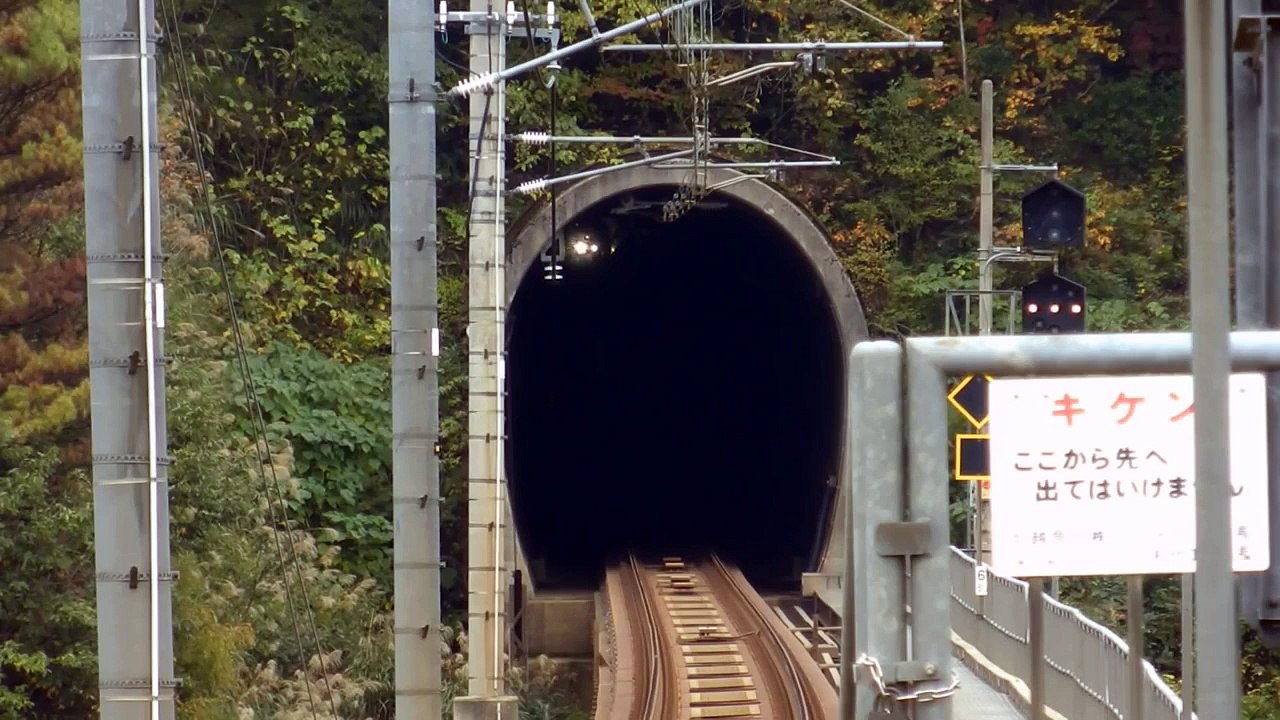 683系＋681系スノーラビット特急はくたか6号　大池いこいの森駅通過