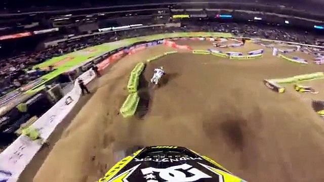 AMA Supercross Anaheim 3 2015 (big jumps) - Roczen, Stewart, Reed, Dungey, Tomac.