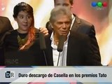 Casella en Premios Tato duro descargo